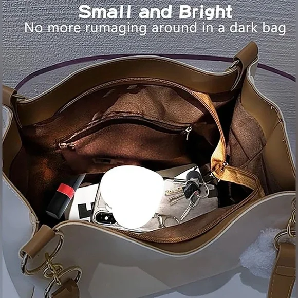 Purse Handbag Light with Clip Hook,Rechargeable Touch Sensing Light *You Pick 1* - Picture 7 of 11